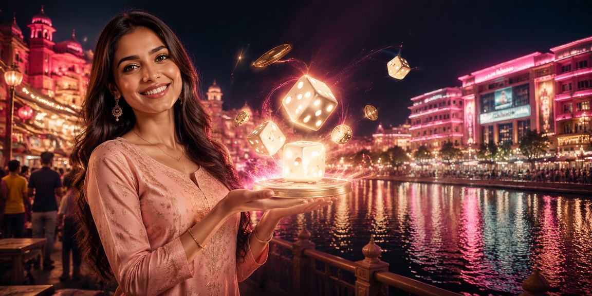 Excited Indian player enjoying sports betting on ai2512